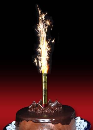 Pyro Cake Fountain Toppers, 4 Pack