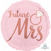 Blush Wedding 18" Round Foil Balloon