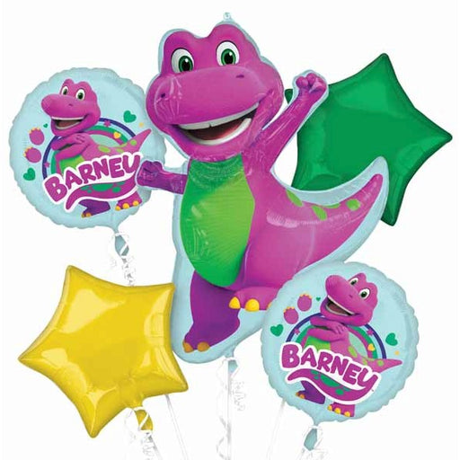 Barney Foil Balloon Bouquet