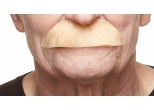 Blonde Brush Moustache Costume Accessory, 10 x 3 cm