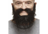 Black Costume Moustache and Beard