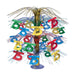 Milestone Brilliance Multicolor 75 Years Old Birthday Cascade Centerpiece (1/Pk)