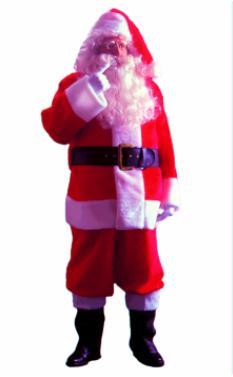 Adult Plush Rental Quality Santa Suit, 3XL