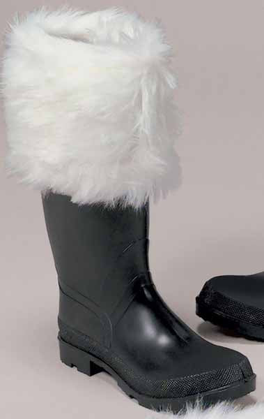 Halco Long Hair Santa Boot Cuffs, Adult One Size