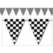 Checkered Pennant Banner, 11 Inches x 12 Feet