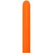 Sempertex 360 Orange Latex Twisting Balloons, 50 Pack