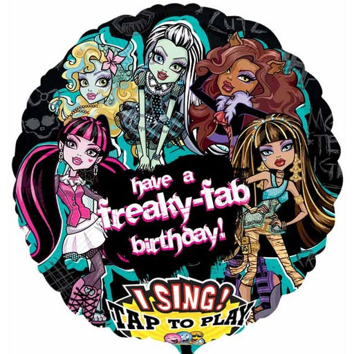 MONSTER HIGH BDAY 28"SING TUNE P75-SAT