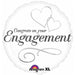 2 HEARTS ENGAGEMENT 18" RND HX S40 PKG