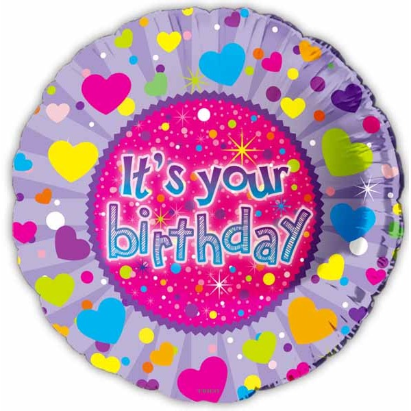 It's Your Birthday 18" Foil Balloon
