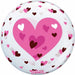 Prima Pink Hearts 20-Inch Sphere Balloon
