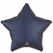 True Navy Satin Star Foil Balloon, 19 Inch