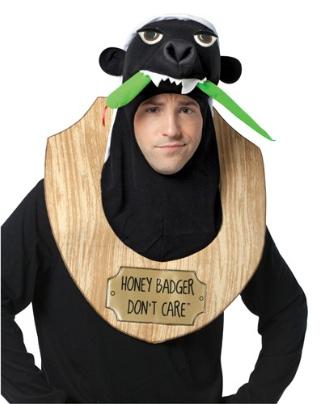 Honey Badger Don't Care Trophy Headpiece, Adult One Size