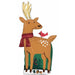 Modern Reindeer 40-Inch Foil Balloon