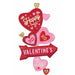 Happy Valentine's Day Retro Arrow 52-Inch Foil Balloon