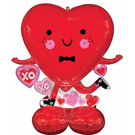 Happy Heart AirLoonz 43-Inch Foil Balloon