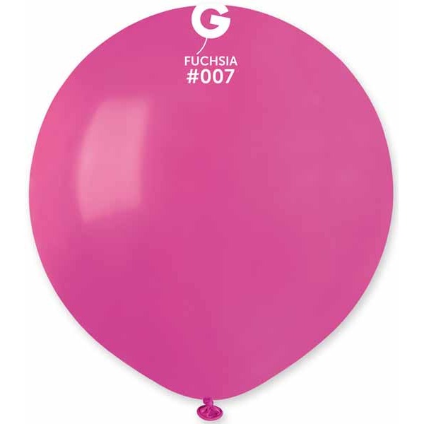 Gemar 19-Inch Fuchsia Latex Balloons, 25 Pack