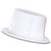 White Plastic Top Hat