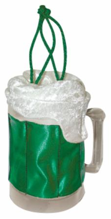 Green Beer Mug Costume Purse