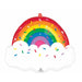 25" Rainbow Sprinkles Shaped Foil Balloon