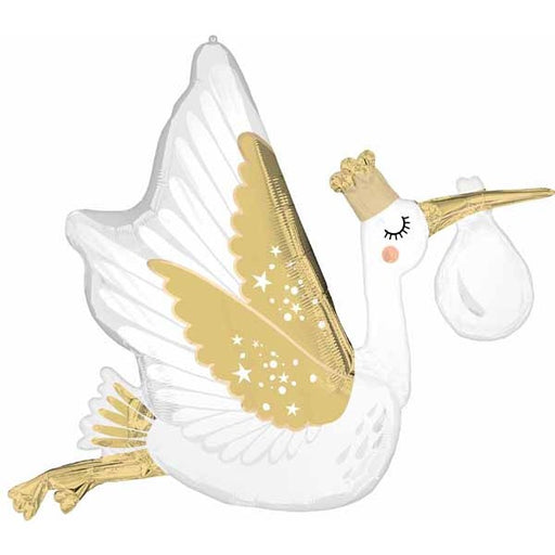 Special Delivery Baby Stork Foil Balloon, 35 Inch