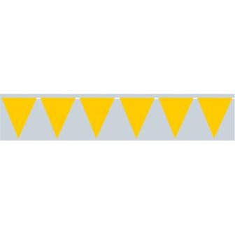 PENNANT BANNER 12' GOLDEN YELLOW 1/PKG