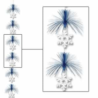 Snowflake Firework Stringer, 7 ft