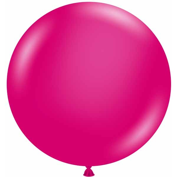TUFTEX 24-Inch Crystal Magenta Latex Balloons, 25 Count