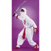 Kids' White Ninja Costume, Large (12-14)