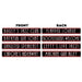 Gangster Street Sign Cutouts, 4 Pack