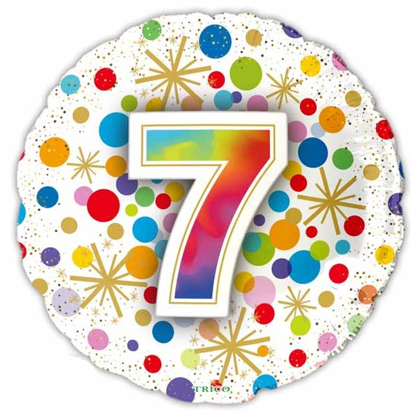 18-Inch Number 7 Foil Balloon