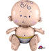 Sitting Baby Multicolour Foil Balloon