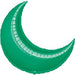 Green Crescent Foil Balloon, 26 Inch