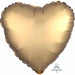 18-Inch Gold Sateen Satin Luxe Heart Foil Balloon