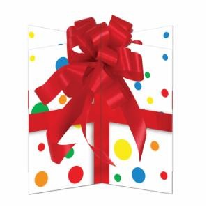 9-Inch 3D Party Gift Centerpiece