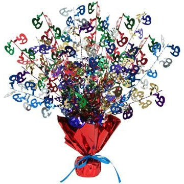 65 Gleam N Burst Birthday Centerpiece