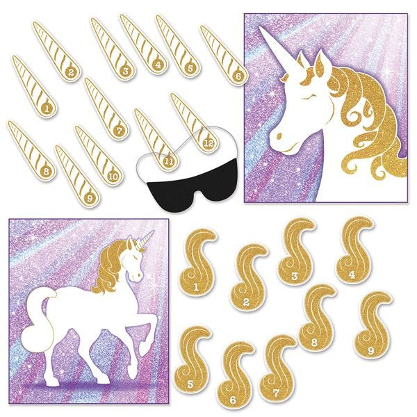 Unicorn Party Games, 2 per Package
