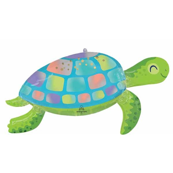 Under the Sea Turtle 38" Shaped Foil Balloon