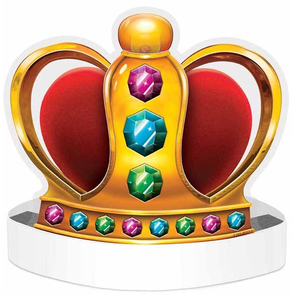 King & Queen Plastic Crown Headband