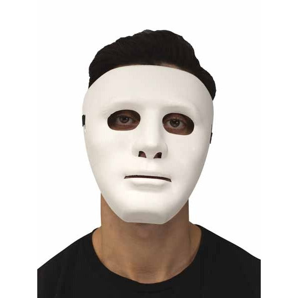 Matte White Blank Mask