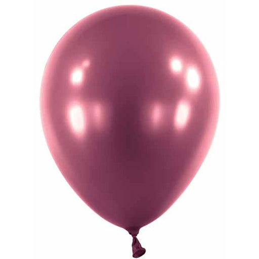 Anagram Metallic Burgundy 5 Inch Latex Balloons, 100 Count