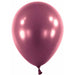 Anagram Metallic Burgundy 5 Inch Latex Balloons, 100 Count
