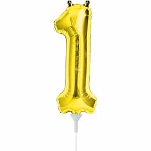 16-Inch Gold Number 1 Balloon