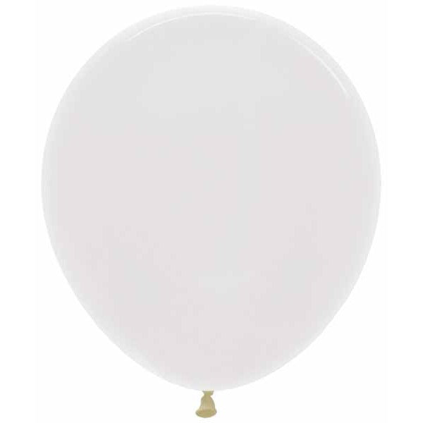 Sempertex Crystal Clear 18-Inch Latex Balloons, 25 Count