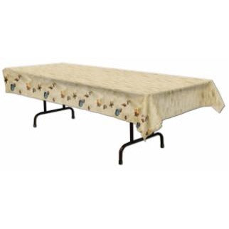 Beach Plastic Table Cover, 54 x 108 Inches