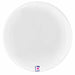 White Globe Foil Balloon, 11 Inch