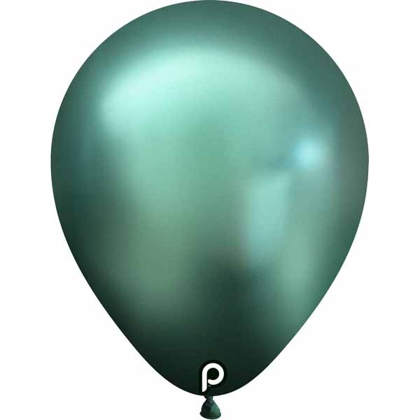 Prima Glam Green 18-Inch Round Latex Balloons, 25 Count