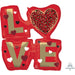 Love Animal Print 29-Inch Shaped Foil Balloon