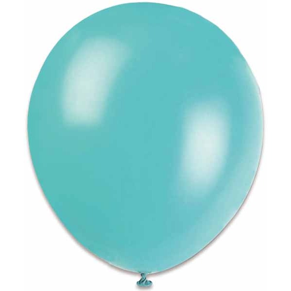 Trico Turquoise 12-Inch Latex Balloons, 10 Pack