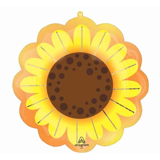 Sunflower Glow 21-Inch Shaped Foil Balloon