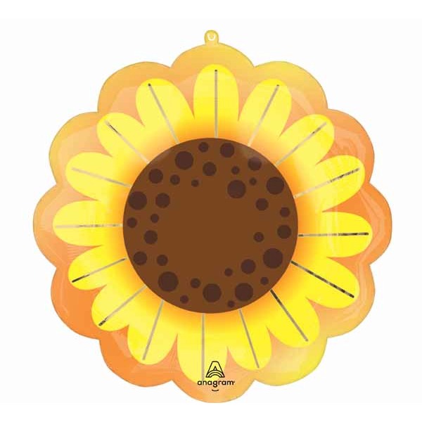 Sunflower Glow 21-Inch Shaped Foil Balloon